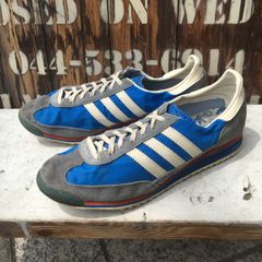 2015年製 adidas アディダス SL72 VINTAGE AF BLUE 909495 US-9 1/2 27.5cm 青白 ビンテージ 復刻