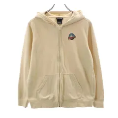 バートン スウェット ジップパーカー 150cm ベージュ BURTON キッズ 古着 【231221】のサムネイル