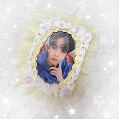 硬質ケースデコ デコ硬質ケース ホイップデコ リボン レース くま クマ耳 トレカ 韓国 チェキケース