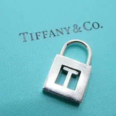 ティファニー　カデナロック　ネックレストップ　イニシャルＴ Tiffany ＆ Co.ティファニー カデナペンダントトップ イニシャル