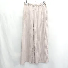 ◇ Θ fifth フィフス ウエストゴム ロング丈 プリーツ スカート サイズM ベージュ系 レディース E  【1502180012891】
