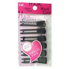 【特価商品】HA3013 ブラック 6P ダブルピン ヘアグッズ 貝印