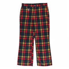 CHECK FLARE PANTS