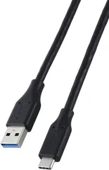 エレコム usb c ケーブル 1m Type-C to USB-A USB3.2 急速充電 5Gbps 15W 【iPhone/Xperia/Galaxy/iPad/MacBook などに対応】 ブラック MPA-ACEC5G10BK