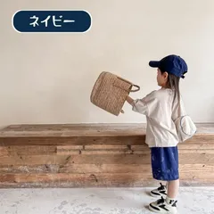 送料無料 ネイビー ゆったり ワイド カジュアル ショートパンツ 半ズボン ハーフパンツ 韓国子供服 ゆったり かわいい 男の子 女の子 キッズ ボーイズ ガールズ 80cm 90cm 100cm 110cm 120cm 130cm