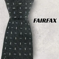 【6477】美品！フェアファクス　ネクタイ　ブラック系