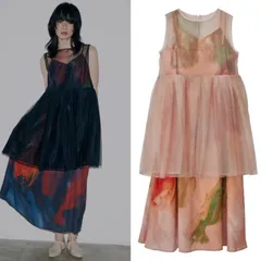 Ameri vintage 3WAY MARGOT GEL ART DRESS