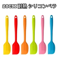 新品（送料無料）大号 28ＣＭ　シリコンベラ　料理ベラ　ベラ　耐熱ベラ 料理ヘラ　ゴムベラ　ゴムへら　ベラ　耐熱　耐冷 へら　料理ベラ 混ぜる　生クリーム　手作り　お菓子　ケーキ　クッキー　デザート　食パン　プレゼント　キッチン雑貨　製菓道具　インテリア小物のサムネイル
