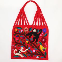 メキシコ シナカンタン 刺繍ハンモックバック 49 ハンドメイド トートバッグ