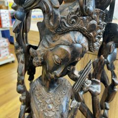 エスニック 木彫り 細密彫刻 インドネシア バリ 民芸品 エキスパート藤沢辻堂店
