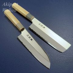 義弘作 文化包丁 銀三鋼 銀紙三号 梨地仕上げ 170mm 山脇刃物製作所 堺