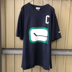 329 PUMA プリントTシャツ プーマ XL ネイビー NHL ホッケー NASLUND ビッグサイズ バックプリント 古着卸 アメリカ仕入
