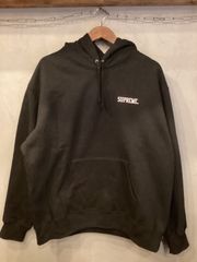新品 未使用 supreme Anarchy HoodedSweat フーディ パーカー L ブラック black