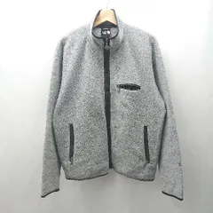 ◇ ⊇ THE NORTH FACE ザ ノース フェイス on3219 長袖 フリースジャケット サイズLL グレー メンズ E  【1506190009636】