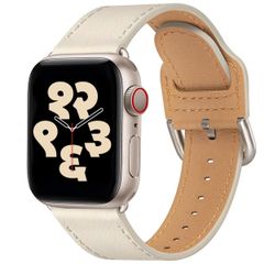 신품 LOVLEOP Apple Watch 가죽 밴드 가죽 40-49mm 교환 벨트