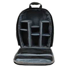 ☆ グレー ☆ カメラバッグ カメラバッグ リュック ディバック ディバッグ 収納バッグ バックパック 三脚収納 写真撮影 一眼レフ 多機能 防水 カメラリュック ビデオカメラ 持ち運び 男女兼用 おしゃれ コンパクト シンプル 無地 登山 アウトドアのサムネイル