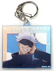 【中古】キーホルダー 五条悟 「呪術廻戦 描き下ろしトレーディングオーロラアクリルキーホルダー 渋谷事変 JF2024 Ver.」 ジャンプフェスタ2024グッズ