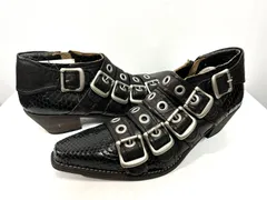 ■00s ヴィンテージ デッドストック  JUNYA WATANABE COMME des GARCONS｜ジュンヤワタナベ コムデギャルソン  パイソンレザー ショートブーツ  KWY