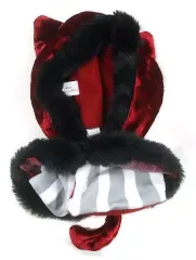 【中古】雑貨 ふわもこねこレッド 「おおきいねこさんたちのケープ Winterコレクション2020」