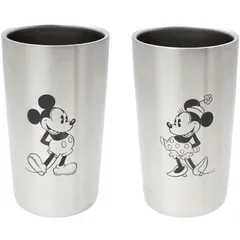 ディズニー ステンレス真空タンブラー 300mlペアセット ミッキー&ミニーS2 (82671)