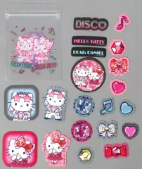 【中古】シール・ステッカー ハローキティ＆ディアダニエル フレークシールセット 「Happyくじ Sanrio characters DISCO」 フレークシールセット賞