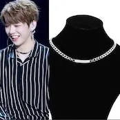 ステンレス プレートネックレス ユニセックス チョーカー シルバー