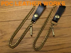 VTM WC002 WIDE ウォレットチェーン ブラス ベルトループ ホースバット ブラックSELEX トラッカーウォレット 真鍮