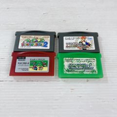ゲームボーイアドバンスソフト 4本セット ポケットモンスターリーフグリーン スーパーマリオアドバンス2 マリオカート マリオブラザーズ レトロゲーム ※写真にあるゲームボーイアドバンスミクロは付きません