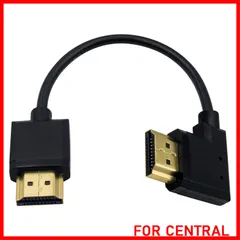 【人気商品】Duttek HDMI2.0ケーブル，0.15m 短いHDMI ケーブル，L型HDMI アダプタ右向き 90 度HDMI オスオスケーブル，超極細1080P HDMIケーブル 4k タイプAオス - タイプAオス）