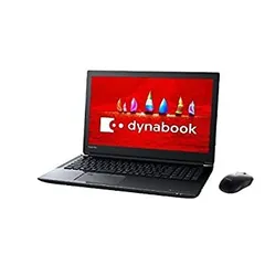 【中古】東芝 15.6型ノートパソコン dynabook T95 プレシャスブラックdynabook 2018年 春モデル（Core i7/メモリ16GB/SSD512GB/ H＆B） PT95FBP-BEのサムネイル