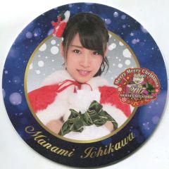 [중고] 코스터 (여성) 이치카와 아이미 2017 크리스마스 코스터 AKB48 CAFE & SHOP 크리스마스 디저트 메뉴 주문 특전