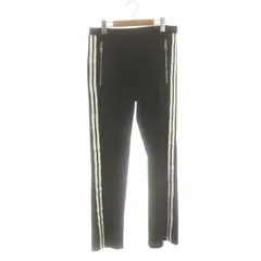 ニールバレット Neil Barrett SLIM FIT REGULAR RISE サイドライン パンツ ジャージパンツ イージー M ブラック ホワイト /DF ■OSのサムネイル