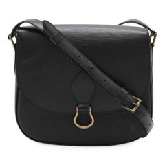 LOUIS VUITTON ルイ ヴィトン エピ サンクルー ショルダーバッグ ポシェット 斜め掛け レザー ノワール 黒 ブラック ゴールド金具 M52192