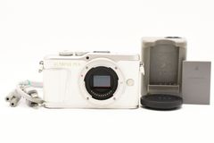 [シャッター数:3回] OLYMPUS PEN オリンパスペン E-PL9 ホワイト ミラーレス一眼カメラ充電器付き 中古品 [良品]