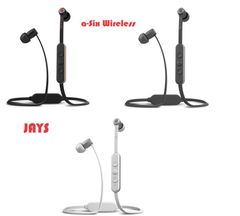 国内正規品 JAYS a-Six Wireless Bluetoothイヤホン 6mmダイナミック リモコン再生・ボリューム・ハンズフリー通話 ワイヤレスイヤホン T00210 T00211 T00212