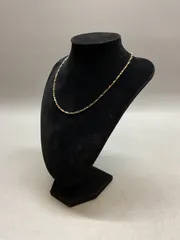 SN512 シンプル ゴールドチェーンネックレス 首周り 38cm 重さ 5.5g