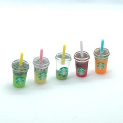 ドリンク　スタバ風　ミニチュア5本セット