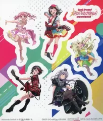 【中古】シール・ステッカー 集合 特製ステッカー 「Switchソフト バンドリ! ガールズバンドパーティ! for Nintendo Switch」 パッケージ版購入特典