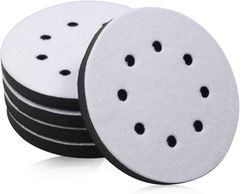 SPEEDWOX セット ランダムサンダー パッド 150mm 25穴 中間パッド ポリッシャー 研磨ネットサンダーパッド 曲面研磨アダプター 丸型 曲面用アダプター 交換用クッションパッド ランダムサンダー専用交換用