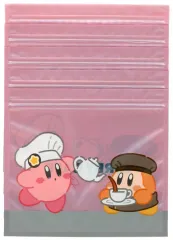 【中古】雑貨 カービィ＆ワドルディ(横並び/背景：ピンク) ジッパーバッグ コレクション PETIT 「一番くじ 星のカービィ Kirby Cafe PETIT」 F賞