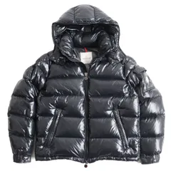 ★BB様専用★美品●18AW MONCLER モンクレール MAYA マヤ ロゴワッペン付き フーデッド ダブルジップ ダウンジャケット ブラック 2 国内正規品 メンズ　q03-st30309-977のサムネイル