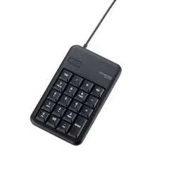【新品・2営業日で発送】ELECOM エレコム 有線テンキーボード／Sサイズ／メンブレン／高耐久／ブラック(TK-TCM013BK)