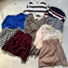 【10点まとめ売り】INGNI イング ワンピース ニット スカート 詰め合わせ10点セット レディースMサイズ