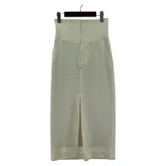 MERCURYDUO マーキュリーデュオ ハイウエスト フロントスリットスカート sizeS/オフホワイト