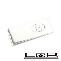 ■新同■磨き済■　エルメス エブリン マネークリップ パンチング 財布 H ロゴ シルバー SV 925 箱 【117053】のサムネイル