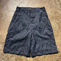 STUSSY 24SS VOLUME PLEATED SHORT シワ加工 W30 ステューシー ワイドショーツ