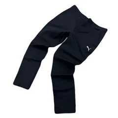 プーマ ブラック ナイロンパンツ ジョガーパンツ ストレッチ 比較的美品 メンズ Lサイズ 【 細身 スポーツにピッタリ♪ 】PUMA ●Ja8706