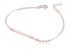 SILVER925 ブレスレット シルバー925 レディース レディースブレスレット ピンクゴールド シンプル