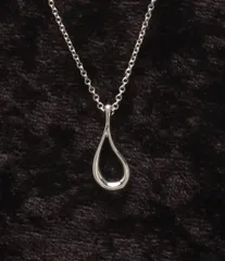 美品 ティファニー ネックレス SV925 オープンティアドロップ レディース TIFFANY&Co.