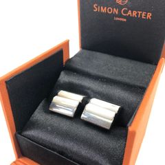 SIMON CARTER サイモンカーター ボタンカフス 小物 箱付き 24g菊